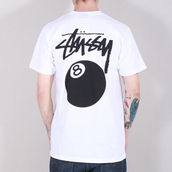 Stussy - Stussy - Basic logo t-shirt | White