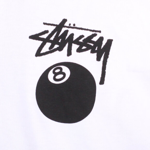 Stussy - Stussy - Basic logo t-shirt | White