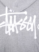 Stussy - Stussy - Basic Logo Zip Hood grey