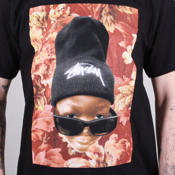 Stussy - Stussy - Flower Kid T-shirt | Black