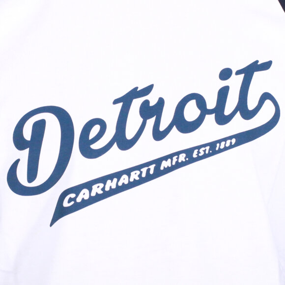 Carhartt WIP - Carhartt WIP - D-Script T-Shirt L/S | White/Navy