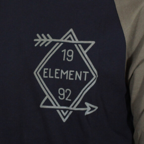 Element - Element - T-shirt Baseball Zigzag 3/4 | Black