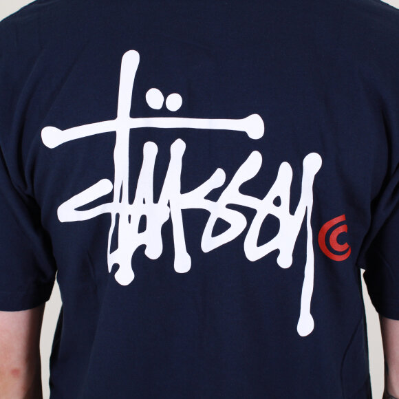 Stussy - Stussy - Basic Logo T-shirt | Navy