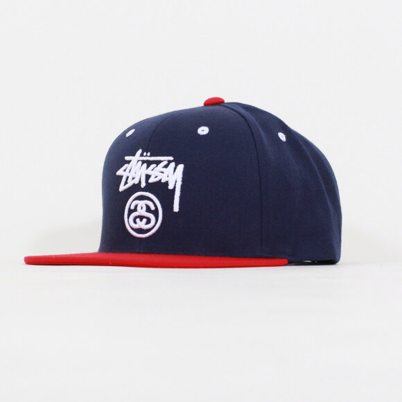 Stussy - Stussy - Stock Lock snapback cap | Navy