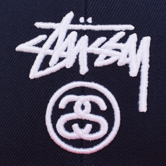 Stussy - Stussy - Stock Lock snapback cap | Navy