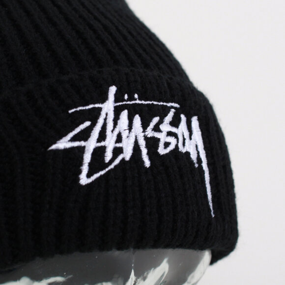 Stussy - Stussy - Stock Pom Beanie | Black