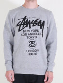 Stussy - Stussy - World Tour Crew | Grey