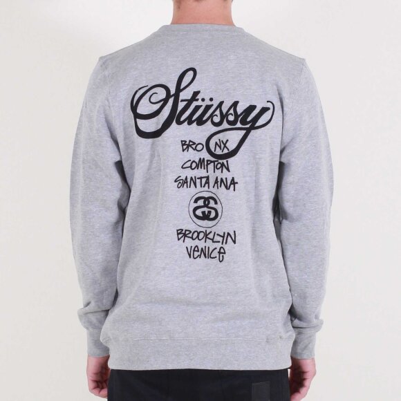 Stussy - Stussy - World Tour Crew | Grey