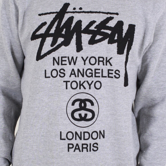 Stussy - Stussy - World Tour Crew | Grey