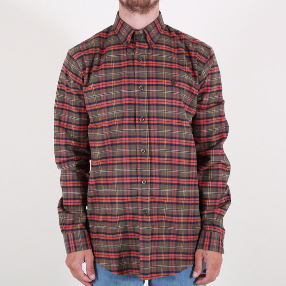 Le Fix - LF Classic Shirt | Green/orange