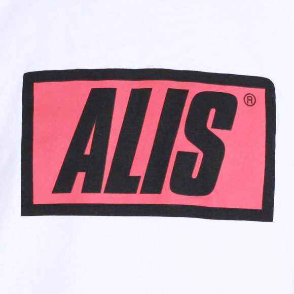 Alis - Classic Box Logo T-shirt | White