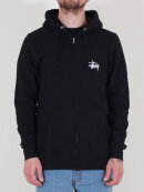 Stussy - Stussy - Basic Logo Zip Hood | Black