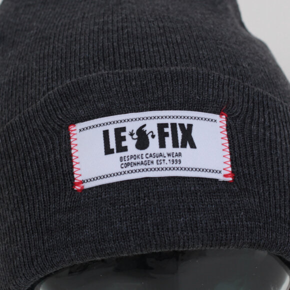 Le-fix - Lefix - Beanie LF Label | Charcoal